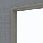 Detailansicht des Lichtausschnitts von Cotton like Hygge Grau LA 7 Basic Innentür - Huga