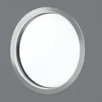 Detailansicht des Lichtausschnitts von Ultramatt Hygge Grau LA Bullauge Basic Innentür - Huga