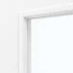 Detailansicht des Lichtausschnitts von Esche Weiß ES 242 LA-100 PortaLit Zimmertür - Westag