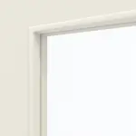 Detailansicht des Lichtausschnitts von Uni Weißlack LÖ 23 mit Sprossenrahmen 6 Felder Laminat (CPL) Duritop Optima Innentür - Jeld-Wen