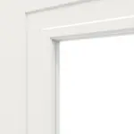 Detailansicht des Lichtausschnitts von Lacuna 7 LA Classic Weißlack Innentür - Huga