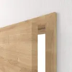 Geöffnete Detailansicht von HUGA Innentür-Set Asteiche quer Basic Durat stumpfeinschlagend mit Zarge und Drücker