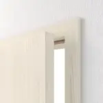 Detailansicht der geöffneten Tür von HUGA Innentür-Set Lärche lasiert Basic Durat stumpfeinschlagend mit Zarge und Drücker