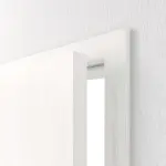 Detailansicht der geöffneten Tür von HUGA Innentür-Set Pino weiß Basic Durat stumpfeinschlagend mit Zarge und Drücker