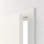 Geöffnete Detailansicht von HUGA Innentür-Set Weißlack Dekor ähnlich RAL 9016 Basic Durat stumpfeinschlagend mit Zarge und Drücker