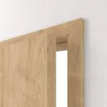 Geöffnete Detailansicht von HUGA Innentür-Set Asteiche Basic Durat stumpfeinschlagend mit Zarge und Drücker