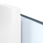 Detailansicht des Lichtausschnitts von Esche Weiß Pore Es 242 Portalit Innentür View Typ 2202 - Westag