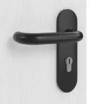 Detailansicht der Oberfläche von HÖRMANN Rauchschutztür Eiche Weiß Duradecor ProLine