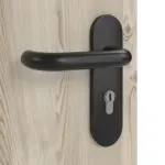 Detailansicht der Oberfläche von HÖRMANN Rauchschutztür Gebürstete Lärche hell Duradecor ProLine 