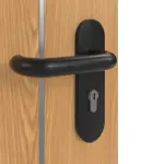 Detailansicht der Oberfläche von GARANT Rauchschutztür Corona 850 Eiche Premium CePaL