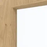 Detailansicht des Lichtausschnitts von GARANT Rauchschutztür Authentic Asteiche CePaL mit Lichtausschnitt LA-DIN