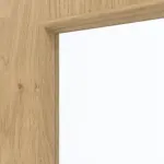 Detailansicht des Lichtausschnitts von GARANT Rauchschutztür Authentic Asteiche CePaL mit Lichtausschnitt LA-8