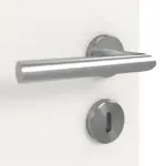 Detailansicht der Oberfläche von GARANT Schallschutztür Corona 734 Quer Authentic Bianco CePaL