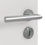 Detailansicht der Oberfläche von GARANT Schallschutztür Corona 830 Silver Grey CePaL