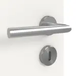 Detailansicht der Oberfläche von GARANT Schallschutztür Corona 830 Weißlack 9016 CePaL