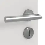 Detailansicht der Oberfläche von GARANT Schallschutztür Corona 832 Silver Grey CePaL