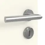 Detailansicht der Oberfläche von GARANT Schallschutztür Corona 832 Snow White CePaL