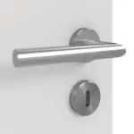 Detailansicht der Oberfläche von GARANT Schallschutztür Corona 834 Silver Grey CePaL