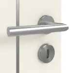 Detailansicht der Oberfläche von GARANT Schallschutztür Corona 850 Weißlack 9010 CePaL