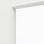 Detailansicht des Lichtausschnitts von GARANT Schallschutztür Weißlack 9016 CePaL mit Lichtausschnitt LA-DIN