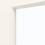Detailansicht des Lichtausschnitts von GARANT Schallschutztür 0105-60 Pearl White CePaL mit Lichtausschnitt LA-2