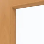 Detailansicht des Lichtausschnitts von GARANT Schallschutztür Buche Exklusiv CePaL mit Lichtausschnitt LA-2