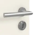 Detailansicht der Oberfläche von GARANT Schallschutztür Riva RI8 Weißlack 