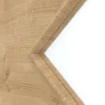 Detailansicht des Lichtausschnitts von Asteiche quer LA 6 Raute Basic Durat Schiebetür - Huga