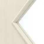 Detailansicht des Lichtausschnitts von Lärche lasiert LA 6 Raute Basic Durat Schiebetür - Huga