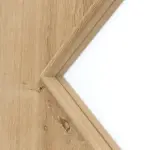 Detailansicht des Lichtausschnitts von Asteiche LA 6 Raute Basic Durat Schiebetür - Huga