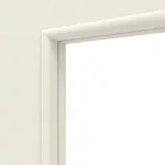 Detailansicht des Lichtausschnitts von Weiß ähnlich RAL 9010 LA 8 Basic Lack Schiebetür - Huga