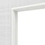 Detailansicht des Lichtausschnitts von Schiebetür Cotton like Weiß LA 27 Basic - Huga