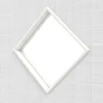 Detailansicht des Lichtausschnitts von Schiebetür Cotton like Weiß LA 6 Basic - Huga