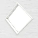 Detailansicht des Lichtausschnitts von Schiebetür Strukturiert Weiß LA 6 Basic - Huga