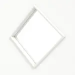 Detailansicht des Lichtausschnitts von Schiebetür Ultramatt Weiß LA 6 Basic - Huga