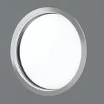 Detailansicht des Lichtausschnitts von Schiebetür Ultramatt Hygge Grau LA Bullauge Basic - Huga