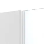 Detailansicht des Lichtausschnitts von Smart 1 Bandseite Basic Durat Bütte Weiß Schiebetür - Huga