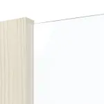 Detailansicht des Lichtausschnitts von Sueno 1 Basic Durat Lärche lasiert Schiebetür - Huga