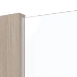 Detailansicht des Lichtausschnitts von Sueno 1 Basic Durat Eiche grau Schiebetür - Huga