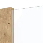 Detailansicht des Lichtausschnitts von Sueno 1 Basic Durat Asteiche Schiebetür - Huga