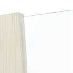 Detailansicht des Lichtausschnitts von Sueno 2 Basic Durat Lärche lasiert Schiebetür - Huga