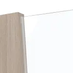 Detailansicht des Lichtausschnitts von Sueno 2 Basic Durat Eiche grau Schiebetür - Huga