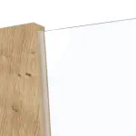 Detailansicht des Lichtausschnitts von Sueno 2 Basic Durat Asteiche Schiebetür - Huga