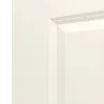 Detailansicht der Fräsung von Typ 20-04-LA 2 Weißlack Schiebetür - Kilsgaard