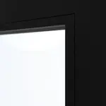 Detailansicht des Lichtausschnitts der Doppelflügel-Stahl-Lofttür 1-1 - Hörmann