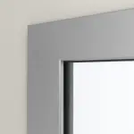 Detailansicht des Lichtausschnitts von Innentür-Set Stahl mit Feuerschutzfunktion T90-1 FSA-62 mit Rechteckverglasung Ausschnitt 2 inkl. Blockzarge - Teckentrup