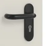 Detailansicht der Oberfläche von TECKENTRUP Außentür-Set 2-flg. Stahl mit Feuerschutzfunktion EI2 90-C5-SA 62-2 inkl. Eck- und Ergänzungszarge