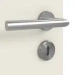 Detailansicht der Oberfläche von JELD-WEN Wärmeschutztür Typ42 Uni Weißlack DuriTop CPL