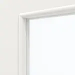 Detailbild des Lichtausschnitts von Verkehrsweiß RAL 9016 LA 27 ProLine Lack Doppelflügeltür inkl. Zarge - Hörmann