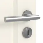 Detailbild Oberfläche RAL 9010 von Doppelflügeltür Landhaus 30